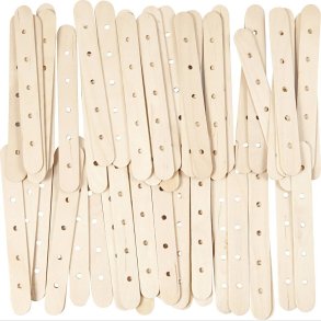 Konstruktionspinde - L 15 Cm - B 1,8 Cm - Hulstr. 4 Mm - 500 Stk.