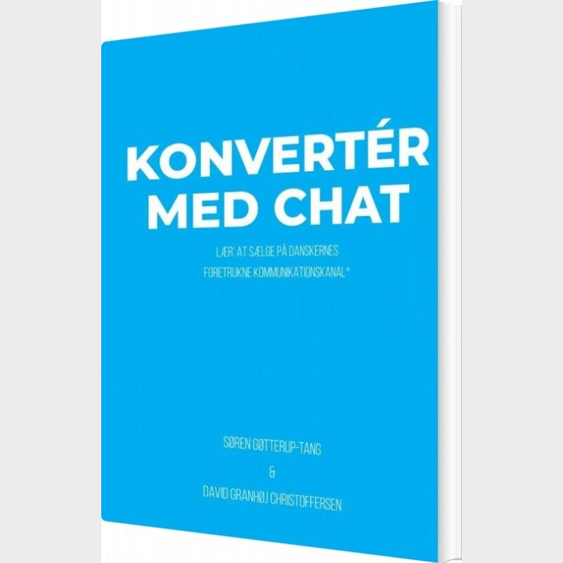Konvert�r Med Chat - S�ren G�tterup-tang - Bog