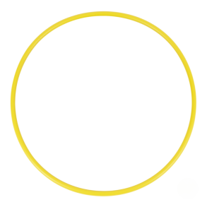 Megaform | Hulahopring 75 cm - Gul, 1 stk