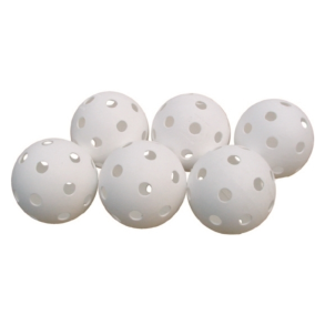 Megaform | Hockey bolde - Hvid, 6 stk