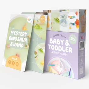 Inspire My Play | PlayTRAY aktivitetskort - Baby & tumling