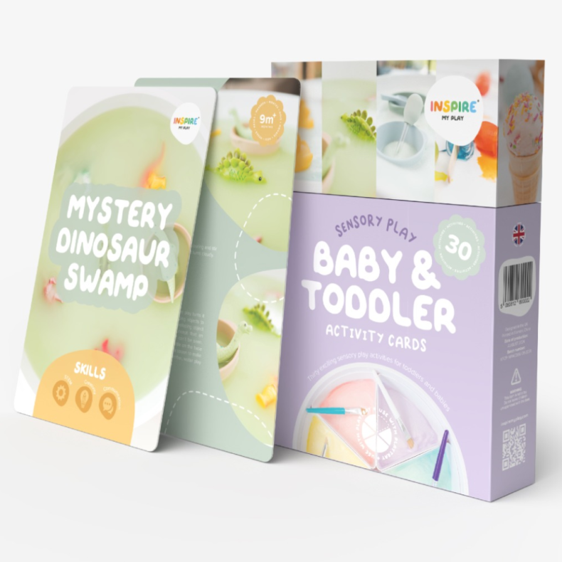 Inspire My Play | PlayTRAY aktivitetskort - Baby & tumling