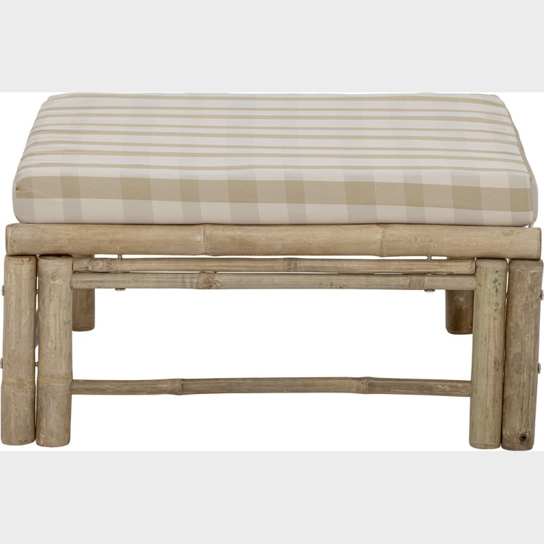 Bloomingville - Korfu Udendrs Puf Til Modulsofa - Natur - Bambus