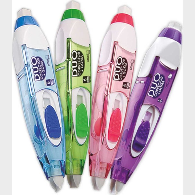 Korrektionstape Med Viskelder - 1 Stk. Assorterede