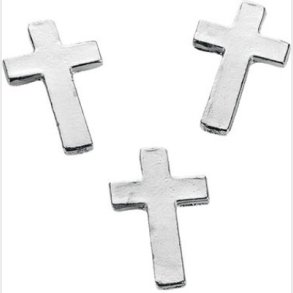 Kors I Metal 3cm Slv 6stk. - 3451075