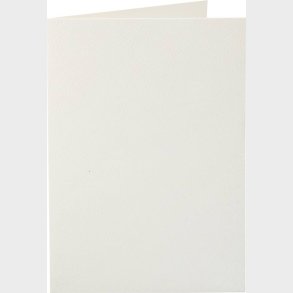 Kort - Kort Str. 10,5x15 Cm - 220 G - Rhvid - 10 Stk.
