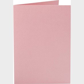 Kort - Kort Str. 10,5x15 Cm - 220 G - Rosa - 10 Stk.