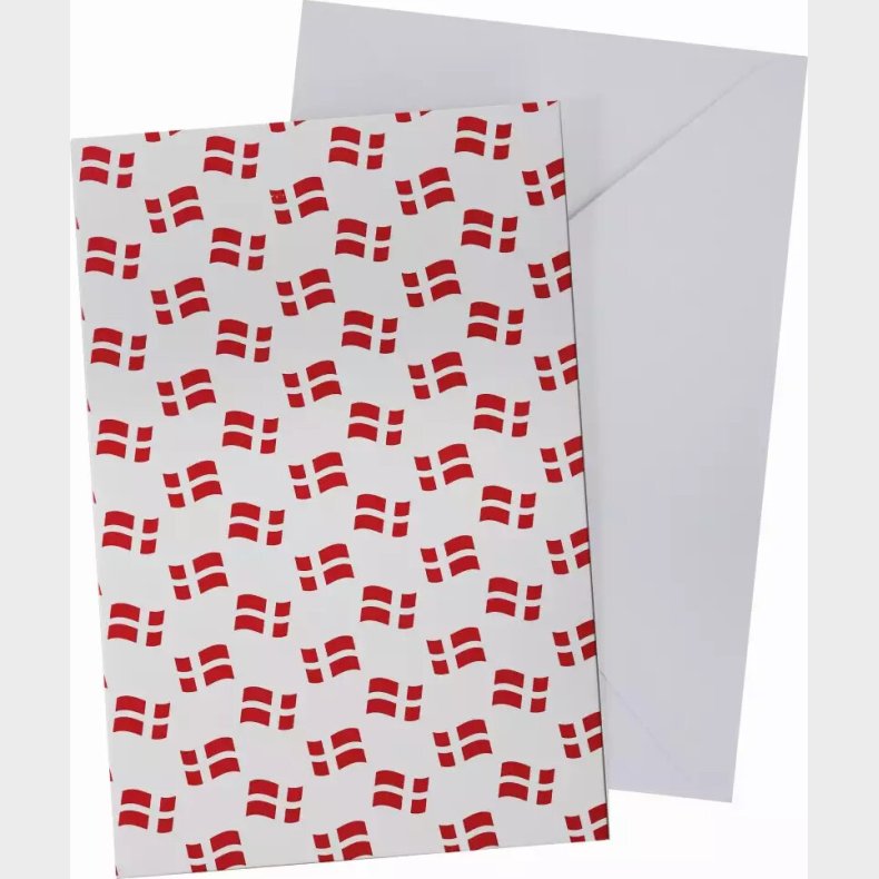 Kort Med Konvolut Flag 11 X 17 Cm - Scanseason