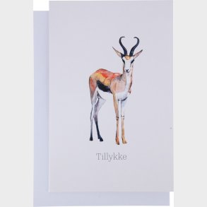 Kort Med Kuvert - 11x17 Cm - Ddyr - Scanseason