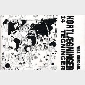 Kortl�gninger 24 Tegninger - Vibe Bredahl - Bog