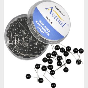 Kortnl - L 17 Mm -  6 Mm - Sort - 100 Stk.