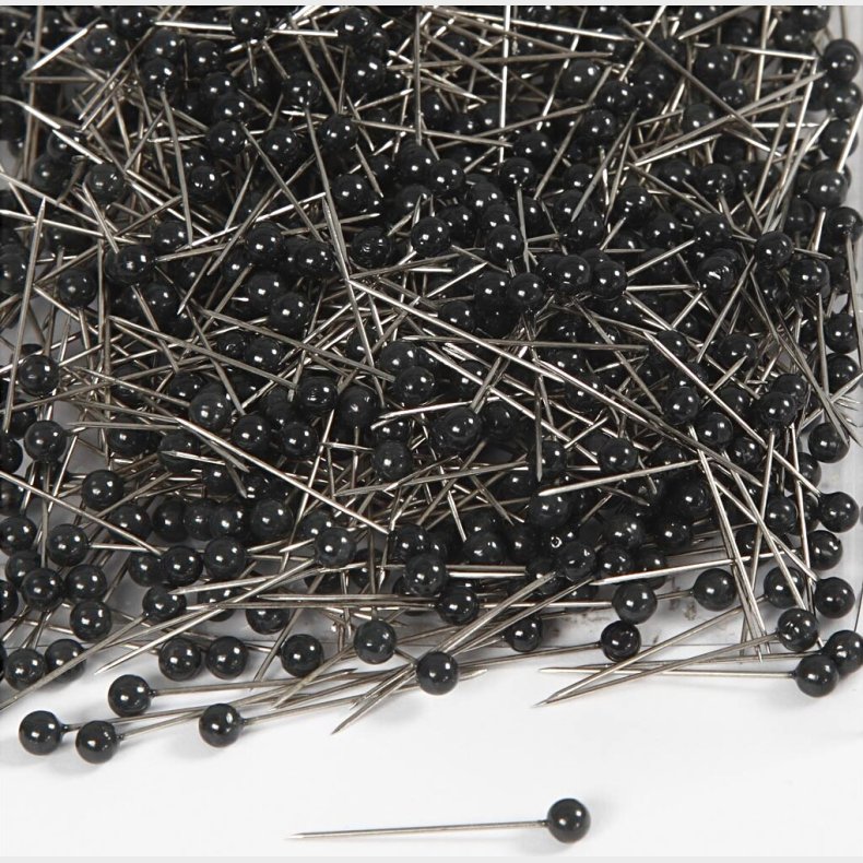 Kortnl - L 25 Mm -  4 Mm - Sort - 1000 Stk.