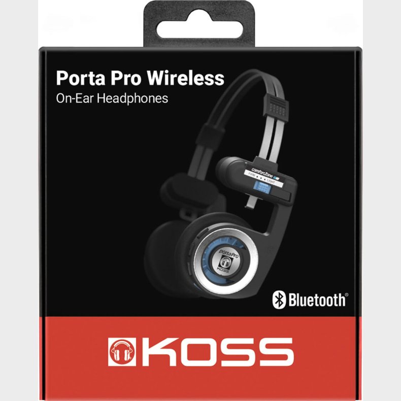 Koss - Hretelefon Portapro Trdls 2.0 On-ear - Black