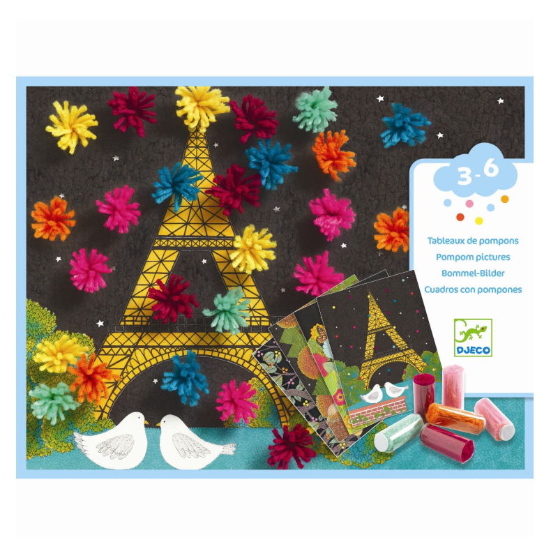 Kreativ ske - Pynt med pomponer