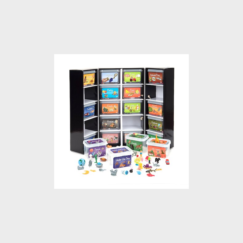 TTS | Storytelling-kommode m. 200 dele