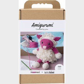 Kreativt S�t Med Amigurumi - F�r - Pink - Offwhite