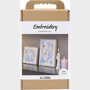 Kreativt St Med Broderi - Billeder - Pastelfarver