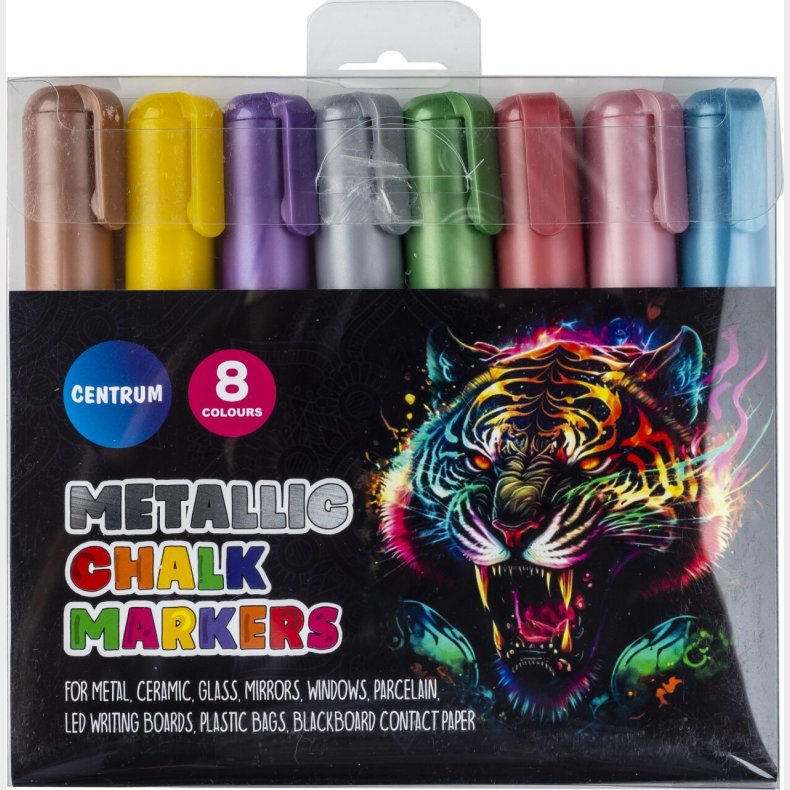 Kridtmarker 3-5 Mm - 8 Stk Etui - Centrum