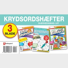 Krydsords Samleposer Med 3 Blade. Sv�rhedsgrad Let *** - Keesing - Bog