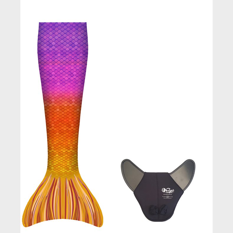 Kuaki Mermaids | Havfruehale - Hale + monofinne, Ibiza (XS + S) X-Small