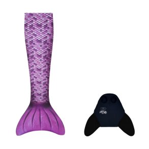 Kuaki Mermaids | Havfruehale - Hale + monofinne, Lilla (M + L) Large