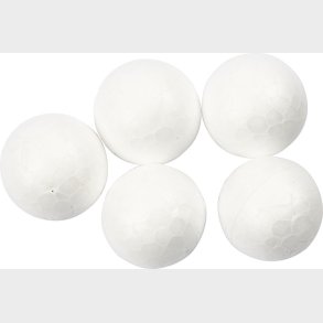 Kugle -  2 Cm - Hvid - 200 Stk.