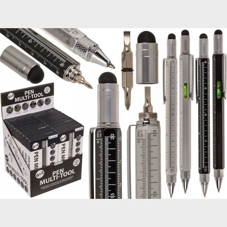 Kuglepen Multitool 6 I En