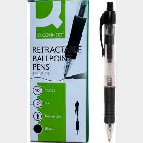 Kuglepen Q-connect Classic - Sort