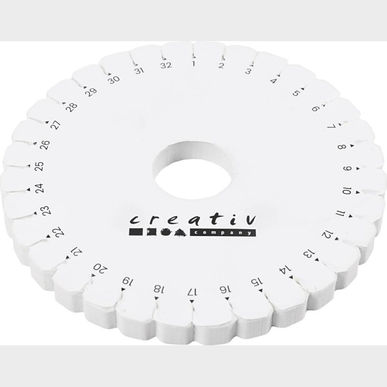 Kumihimo Knytteskive -  12 Cm - 1 Stk.