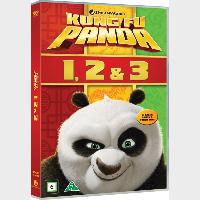 Kung Fu Panda 1-3 Box - DVD - Film