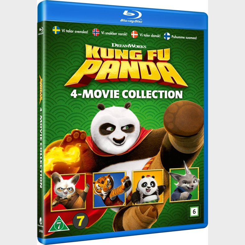Kung Fu Panda 1-4 Box - Blu-Ray