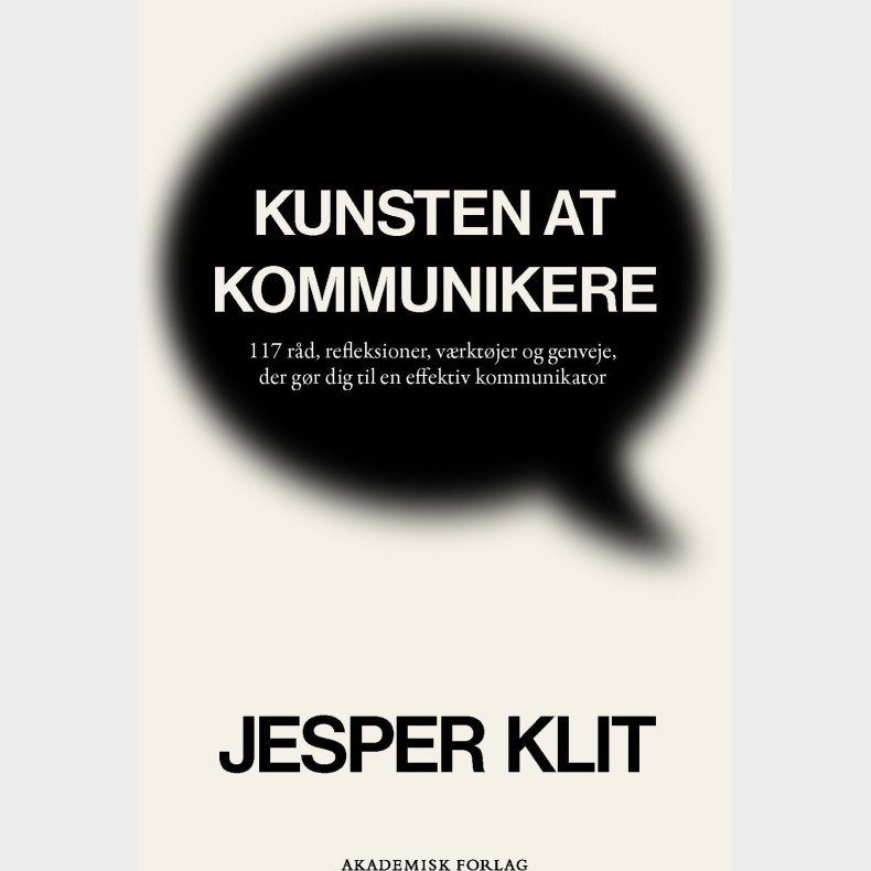 Kunsten At Kommunikere - Jesper Klit - Bog