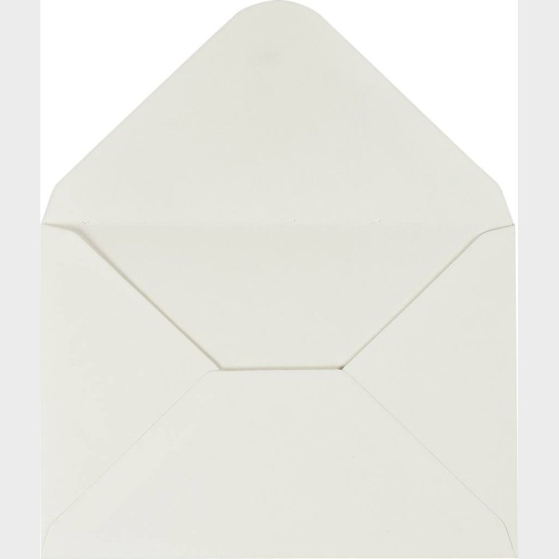 Kuvert - Kuvert Str. 11,5x16 Cm - 110 G - Rhvid - 10 Stk.