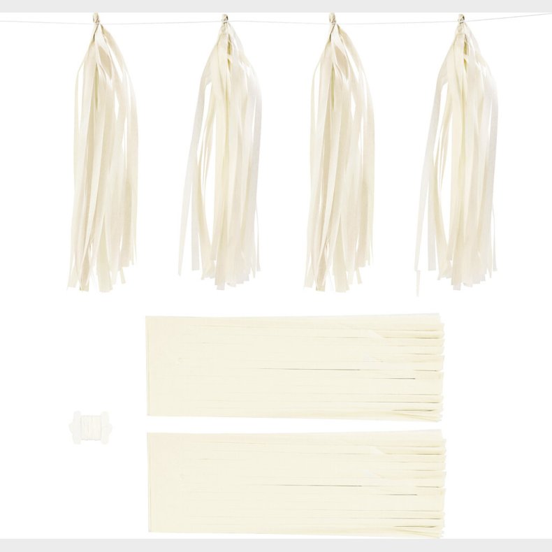 Kvast - Str. 12x35 Cm - 14 G - Rhvid - 12 Stk.