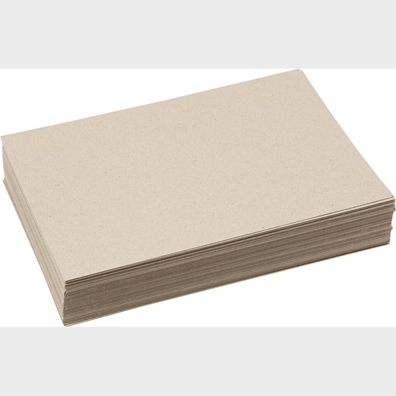 Kvistkarton - A4 - 225 G - Gr Brun - 125 Ark