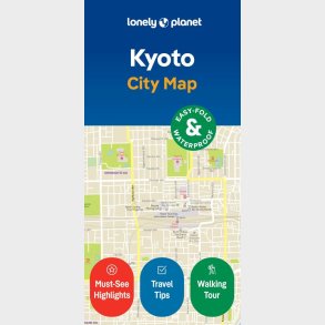 Kyoto City Map - Lonely Planet - English book
