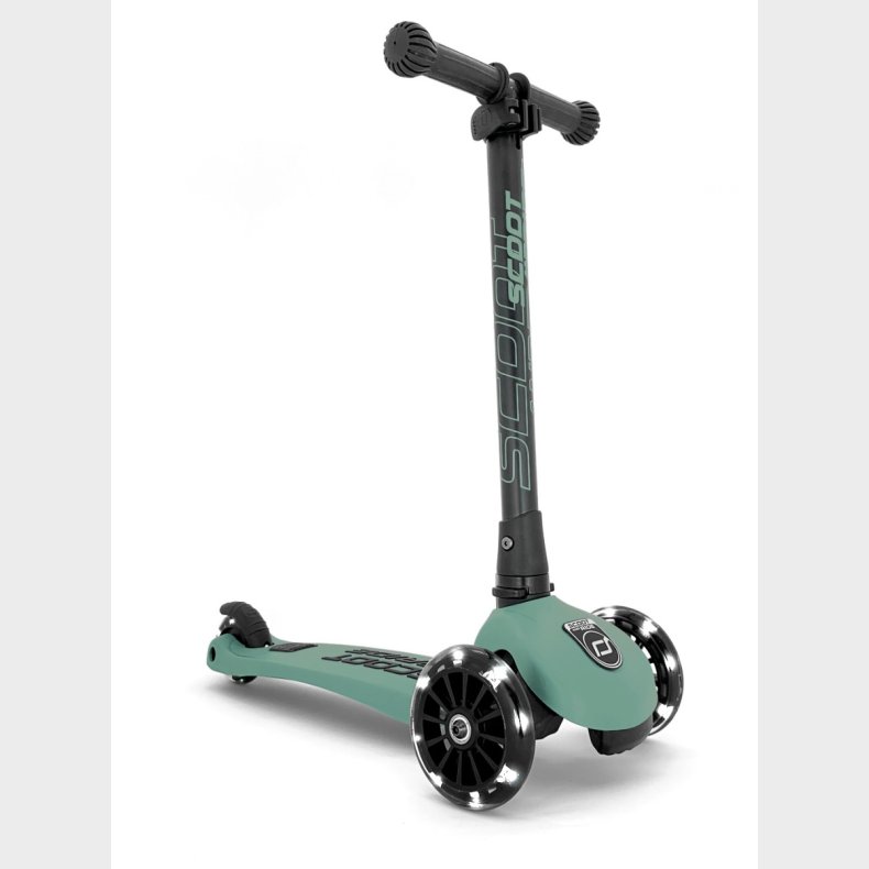 Scoot & Ride | Lbehjul - Highwaykick 3 m. LED, Forest