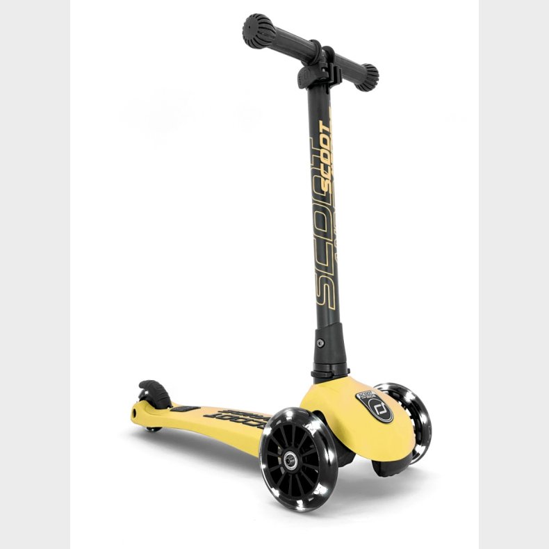 Scoot & Ride | Lbehjul - Highwaykick 3 m. LED, Lemon