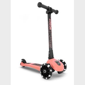 Scoot & Ride | Lbehjul - Highwaykick 3 m. LED, Peach