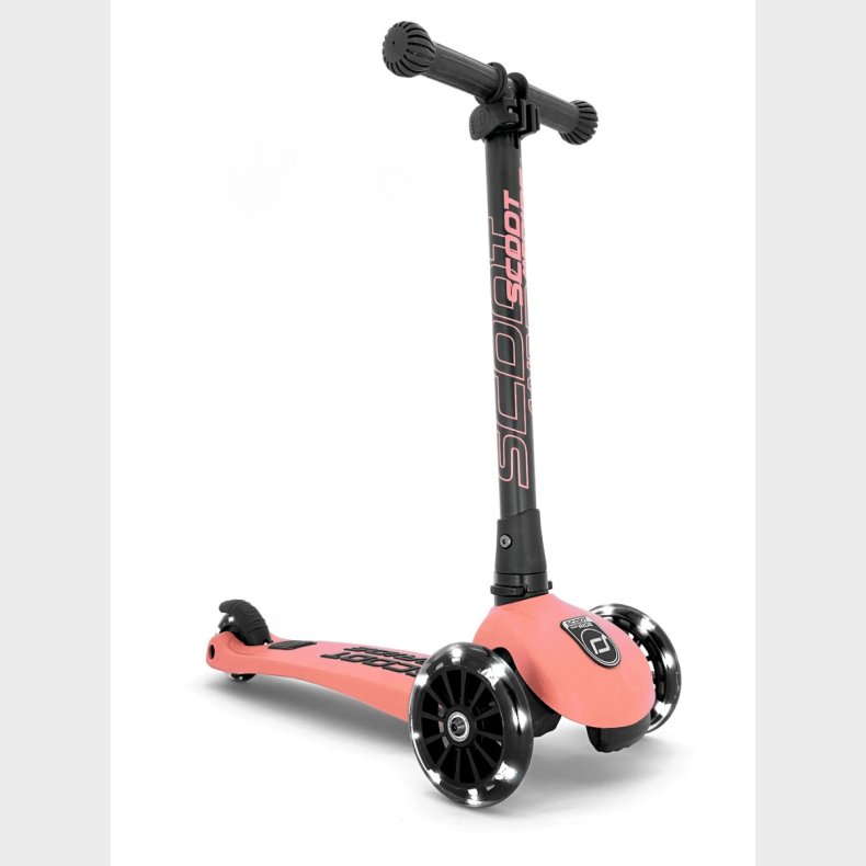 Scoot & Ride | Lbehjul - Highwaykick 3 m. LED, Peach