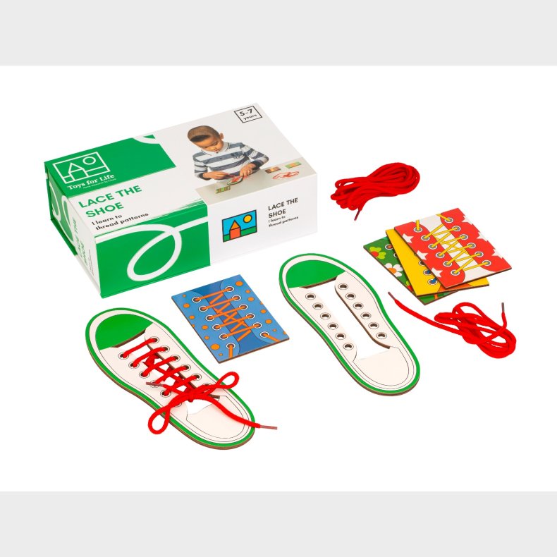 Toys for Life | Snr sko p 4 mder - Styrk finmotorikken