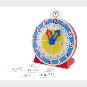 Melissa & Doug | Lr Klokken - Ur med lrekort