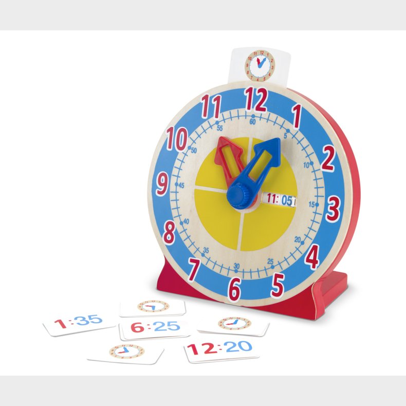 Melissa & Doug | Lr Klokken - Ur med lrekort