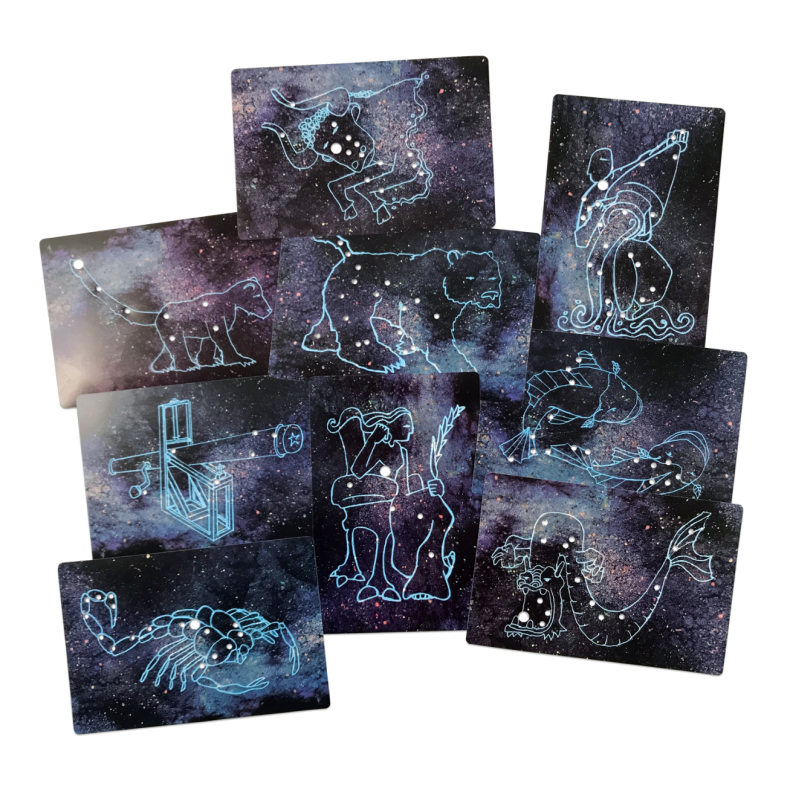 Roylco | Lr stjernebilleder - Plakat + kort, 54 stk