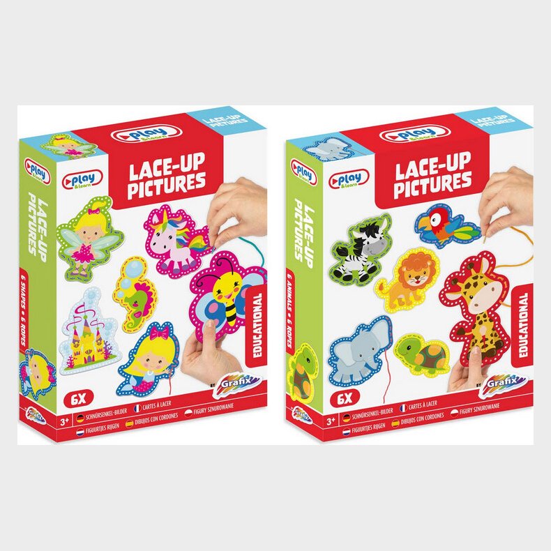 Lace-up Billeder 6 Stk Assorterede