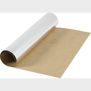 Lderpapir - Ensfarvet - Folie - 350 G - Slv - 49x100 Cm