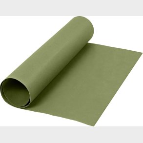 Lderpapir - Ensfarvet - 350 G - Grn - 50x100 Cm