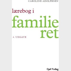 L�rebog I Familieret - Caroline Adolphsen - Bog