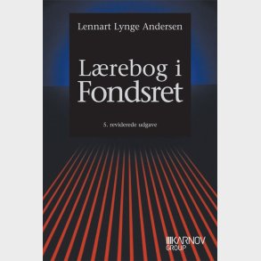 L�rebog I Fondsret - Lennart Lynge Andersen - Bog