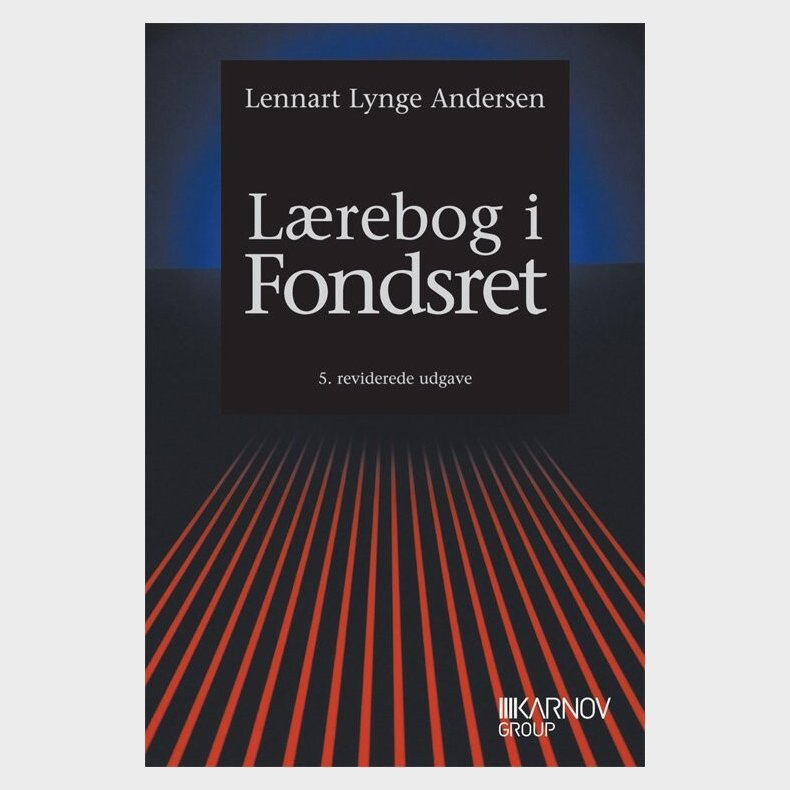L�rebog I Fondsret - Lennart Lynge Andersen - Bog